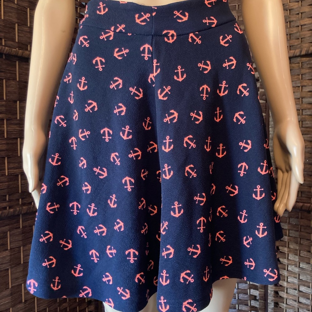 Rue 21 Size S Sailor Anchor Cute Skirt